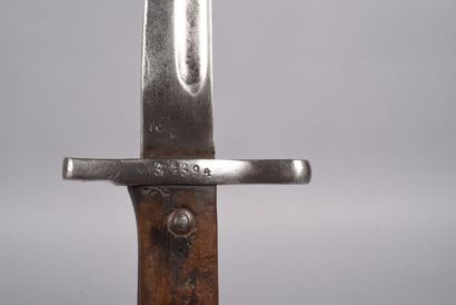 Turquie. Baïonnette système Mauser. Pommeau...
