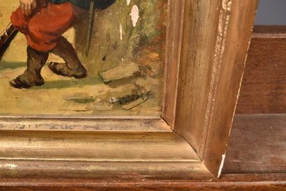 COINDRE, école française fin XIXe . « Fantassin...