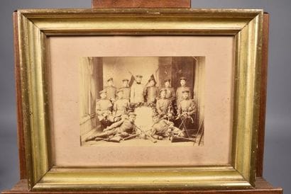 « Reiter Saxon » photo sur papier albuminé...