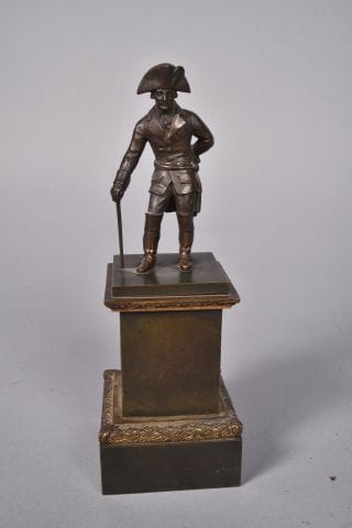 « Frederich II, roi de Prusse ». Bronze à...