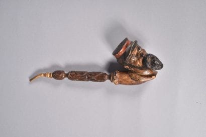 Pipe « Mobile de 1870 ». Le fourneau en terre...
