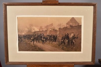 Carl Röchling d’après, « Gravelotte » et...