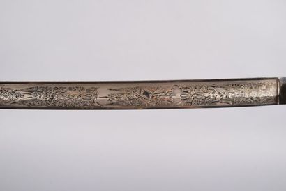 Sabre d’officier Badois d’artillerie. Monture...