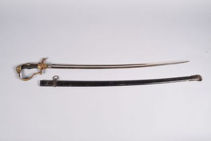 Sabre prussien d’officier d’artillerie, Monture...