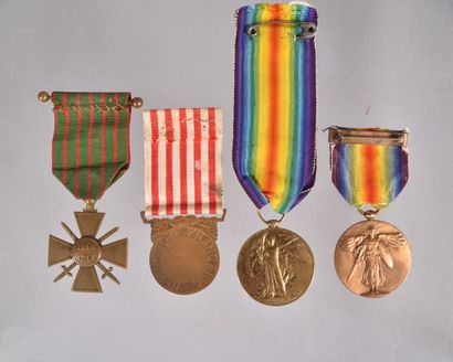 Médaille interalliée. Ensemble de 2 médailles...
