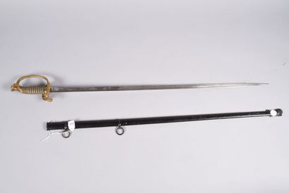 Sabre d’officier d’infanterie Saxon, sur...