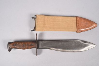 US. Bolo M-1917. Poignée à 2 plaquettes bois...