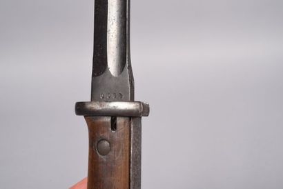 Baïonnette allemande modèle 1884-98 à dents...