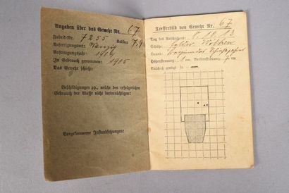 Un livret de tir du IR 91, et un étui cartonné...