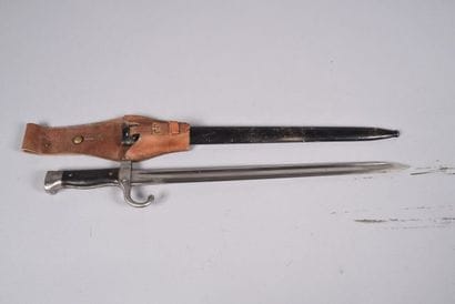 France. Baïonnette modèle 1892 pour mousqueton...