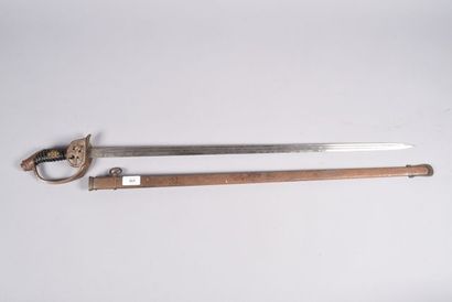Sabre droit d'officier d'infanterie prussien...