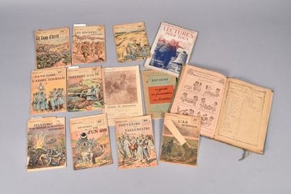 Guerre 14-18 - lot de livrets et fascicules...