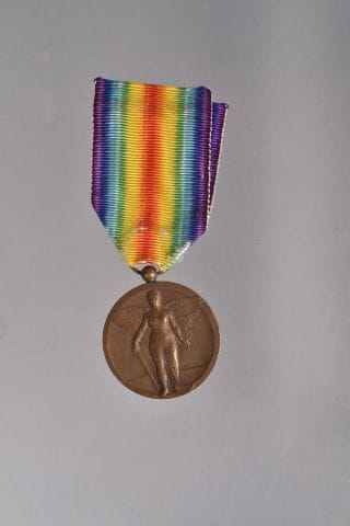 Roumanie. Médaille interalliée, avec ruban....