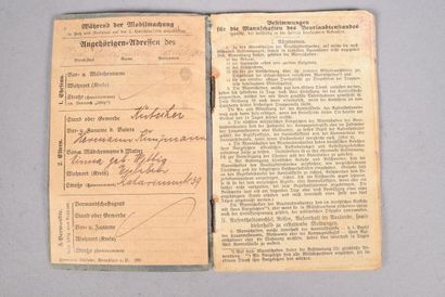 Militarpass d’un soldat du Grenadier régiment...