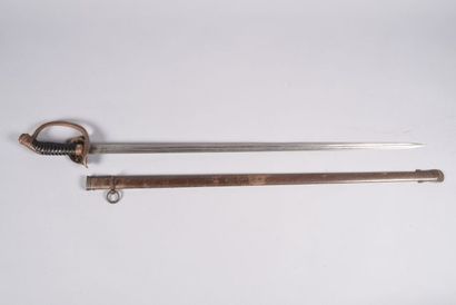 Sabre droit d'officier d'infanterie prussien...