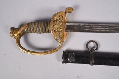 Sabre d’officier d’infanterie Saxon, sur...