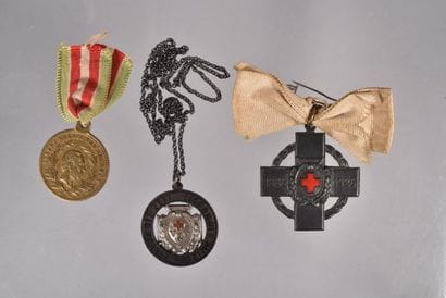 ALL. Saxe. Médaille commémorative pour participation...