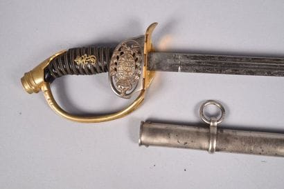 Sabre d’officier d’infanterie du Mecklenburg...
