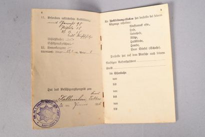 Militarpass d’un mitrailleur Garde du Corps...
