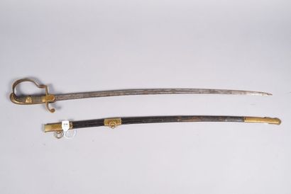 Sabre prussien d’officier de fusilier. Garde...