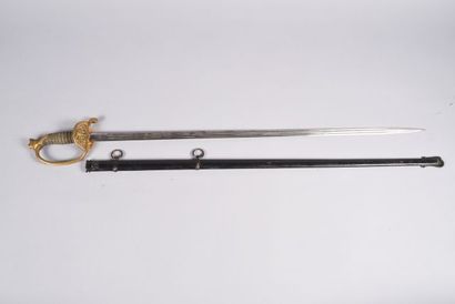 Sabre d’officier d’infanterie Saxon, sur...