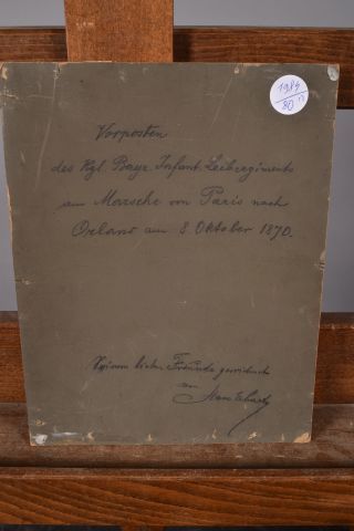 Hans Erhart « soldats bavarois en marche...