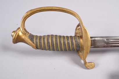 Sabre d’officier d’infanterie Saxon, sur...