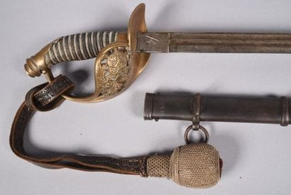 Sabre Würtembergeois d’officier d’infanterie...