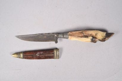 Allemagne. Couteau de type chasse. Poignée...