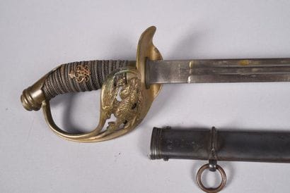 Sabre d’officier d’infanterie prussien sur...