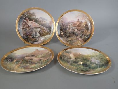 ROYAL DOULTON. Ensemble de 13 assiettes en...
