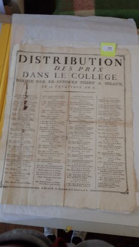 Affiche 16 septembre 1800 (Le 29 fructidor...