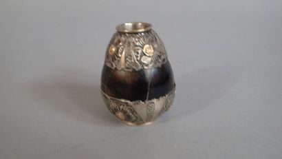 Pot à maté, Monture en argent, argentine...
