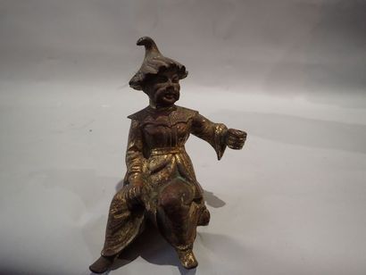 Sujet en bronze doré, 