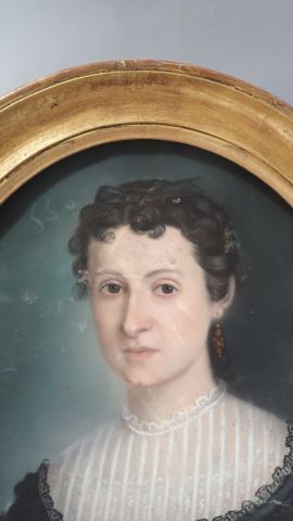 Ecole française du XIXème siècle, Portrait...