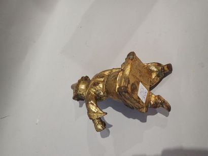 Sujet en bronze doré, 