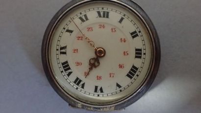 Ensemble comprenant : Une montre de gousset...