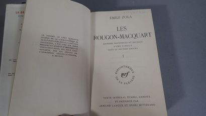 Collection la Pléiade. Zola. Les Rougon Macquart...