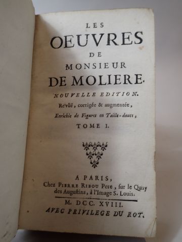 Les Œuvres de Monsieur de Molière. Nouvelle...