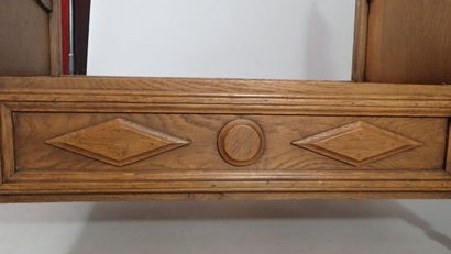 Petit lit de poupée en chêne H63,5 x 68 x...