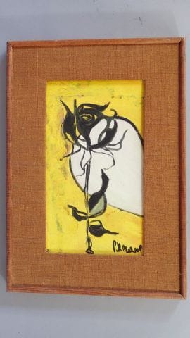 Huile sur toile, Xxème, signée en bas à droite...