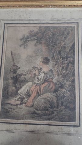 Ensemble de deux lithographies : 