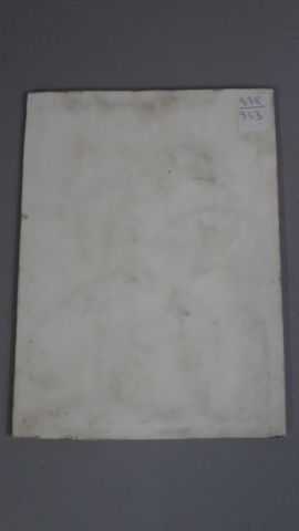 Lithophanie, portrait de femme. XIXème.1...