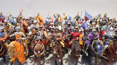 ALTAYA. Ensemble de 47 figurines en plomb...