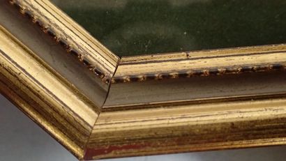Petite pièce gauloise en bronze à décor d'une...