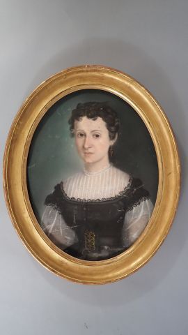 Ecole française du XIXème siècle, Portrait...