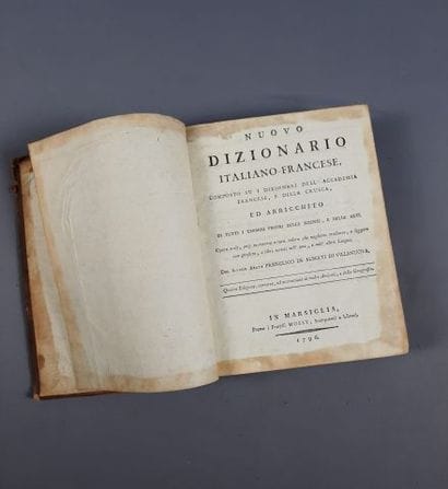Dictionnaire Italien Français, MOSSY, in...