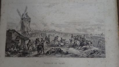Ensemble de trois gravures en noire : 