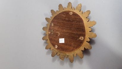 Petit miroir sorcière à cadre rayon nant...