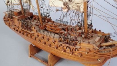 Maquette de bateau en bois du bateau le 